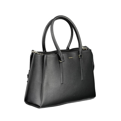Calvin Klein Schwarze Polyester-Handtasche