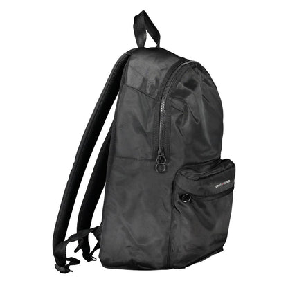 Tommy Hilfiger – Schwarzer Polyester-Rucksack