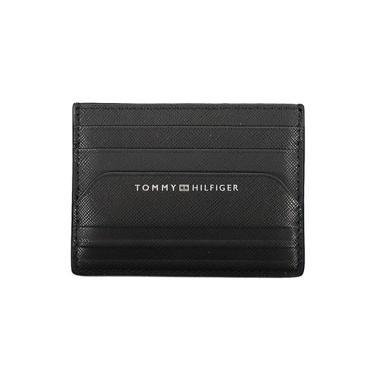 Tommy Hilfiger – Schwarze Lederbrieftasche