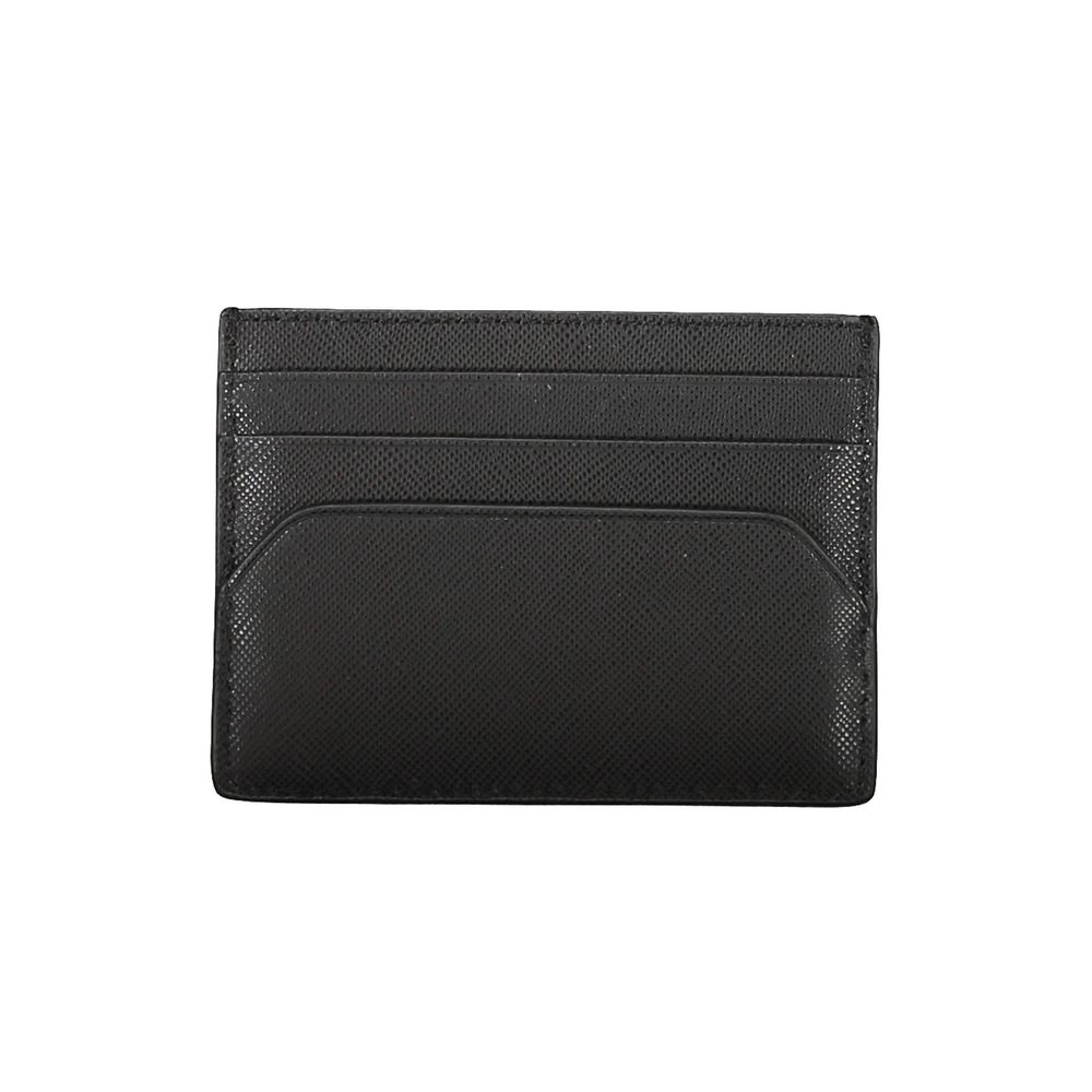 Tommy Hilfiger – Schwarze Lederbrieftasche