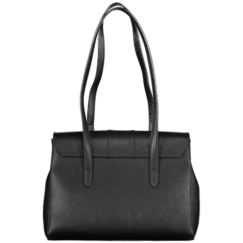 Mario Valentino Schwarze Polyethylen-Handtasche