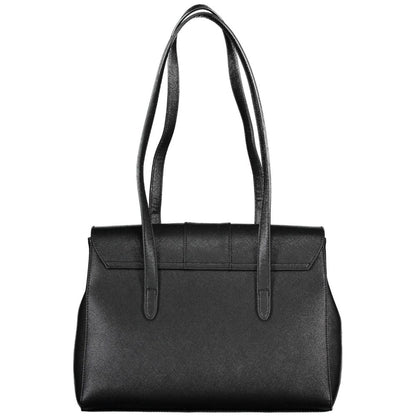 Mario Valentino Schwarze Polyethylen-Handtasche