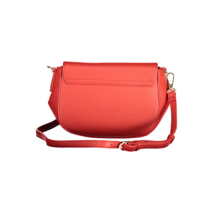 Mario Valentino Rote Polyethylen-Handtasche
