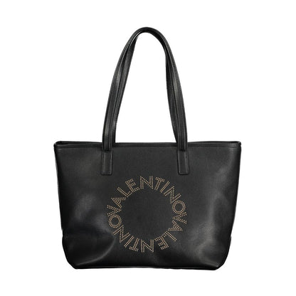 Mario Valentino Schwarze Polyethylen-Handtasche