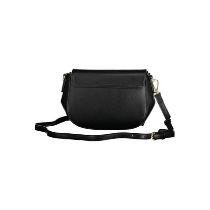 Mario Valentino Schwarze Polyethylen-Handtasche