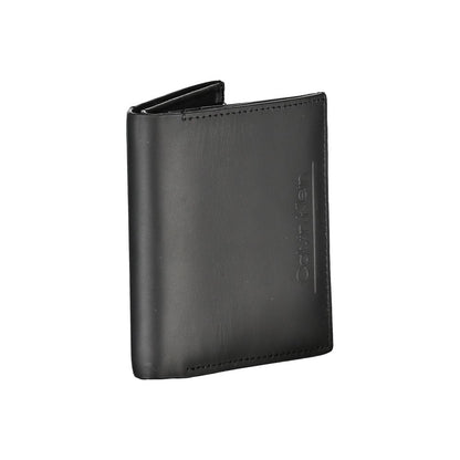 Calvin Klein Schwarze Lederbrieftasche