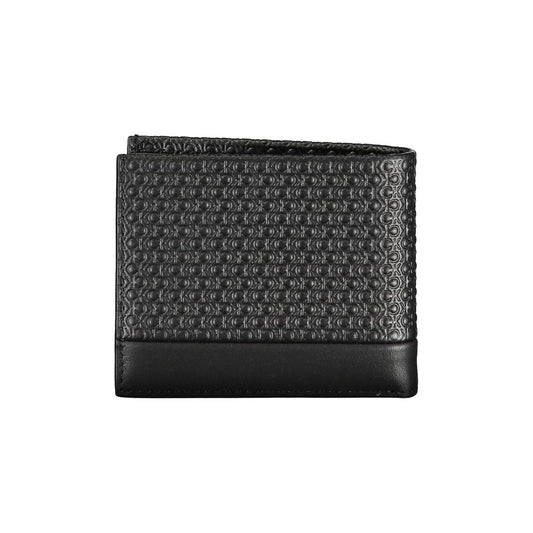 Calvin Klein Schwarze Lederbrieftasche