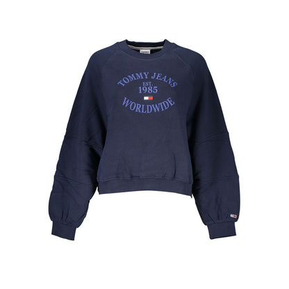 Tommy Hilfiger – Blauer Baumwollpullover für Damen