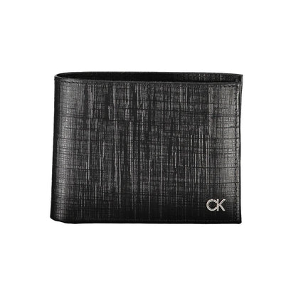 Calvin Klein Schwarze Lederbrieftasche