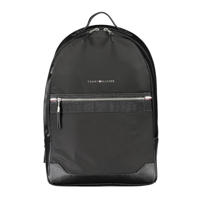 Tommy Hilfiger – Schwarzer Polyester-Rucksack