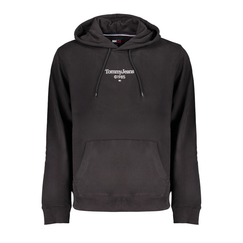 Tommy Hilfiger – Schwarzer Baumwollpullover für Herren