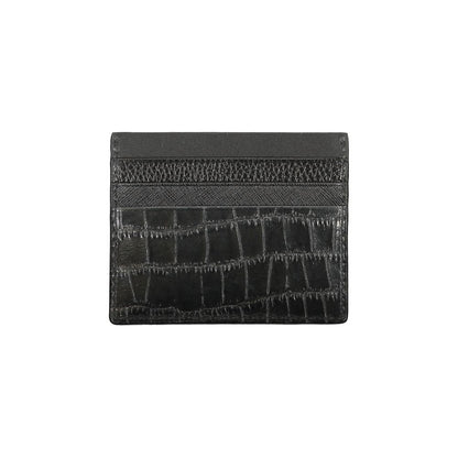 Tommy Hilfiger – Schwarze Lederbrieftasche
