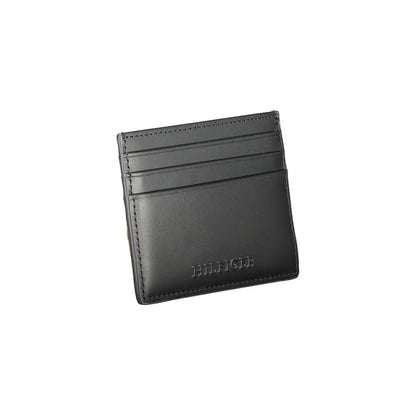 Tommy Hilfiger – Schwarze Lederbrieftasche