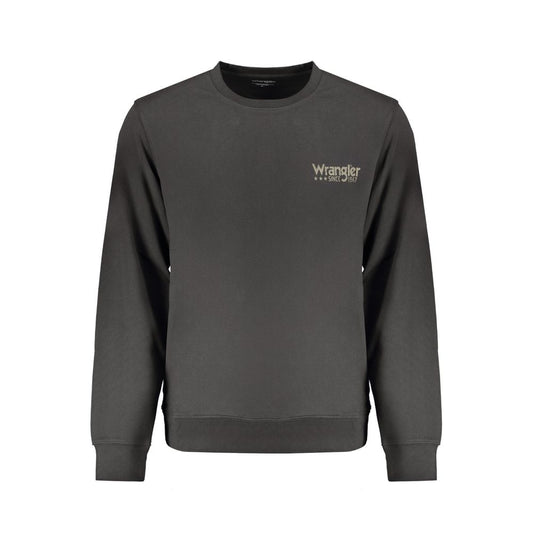 Wrangler – Schwarzer Baumwollpullover für Herren