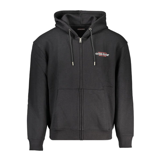 Guess Jeans Black Cotton Men Sweater