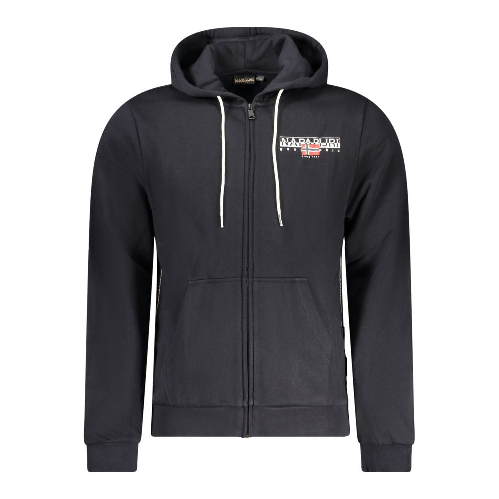 Napapijri Schwarzer Baumwollpullover für Herren