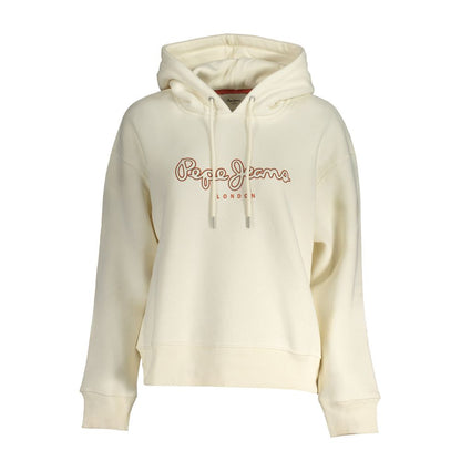 Pepe Jeans Weißer Baumwollpullover für Damen