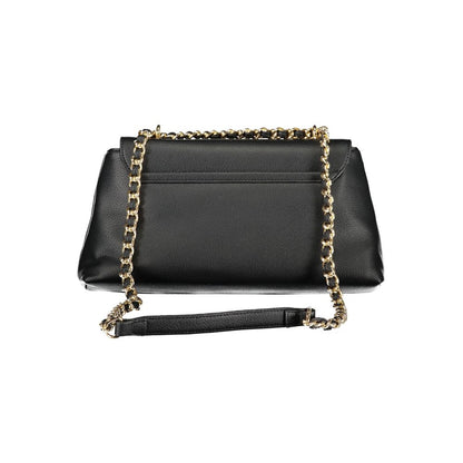 Mario Valentino Schwarze Polyethylen-Handtasche