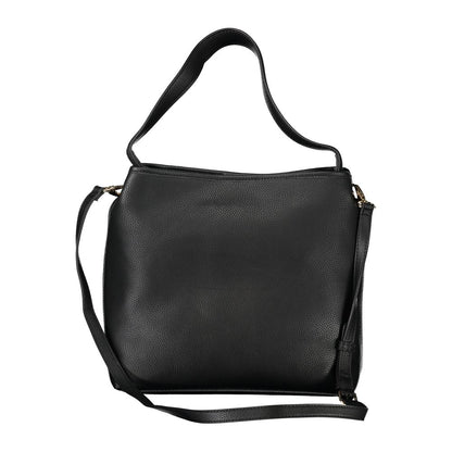 Mario Valentino Schwarze Polyethylen-Handtasche
