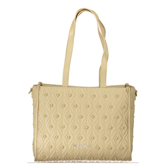 Mario Valentino Beige Polyester Handtasche