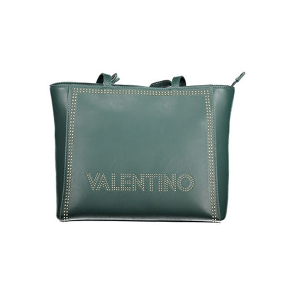 Mario Valentino Grüne Polyethylen-Handtasche