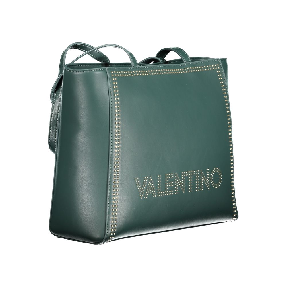 Mario Valentino Grüne Polyethylen-Handtasche