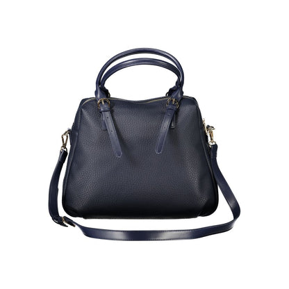 Mario Valentino Blaue Polyethylen-Handtasche