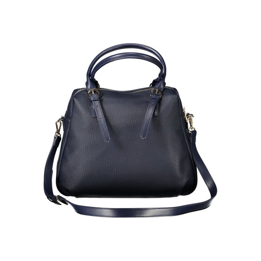 Mario Valentino Blaue Polyethylen-Handtasche