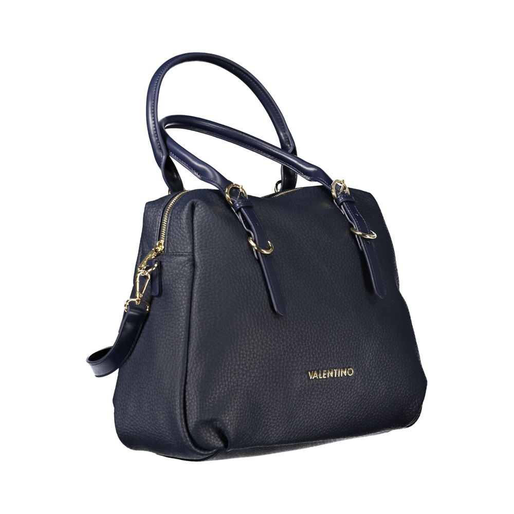 Mario Valentino Blaue Polyethylen-Handtasche