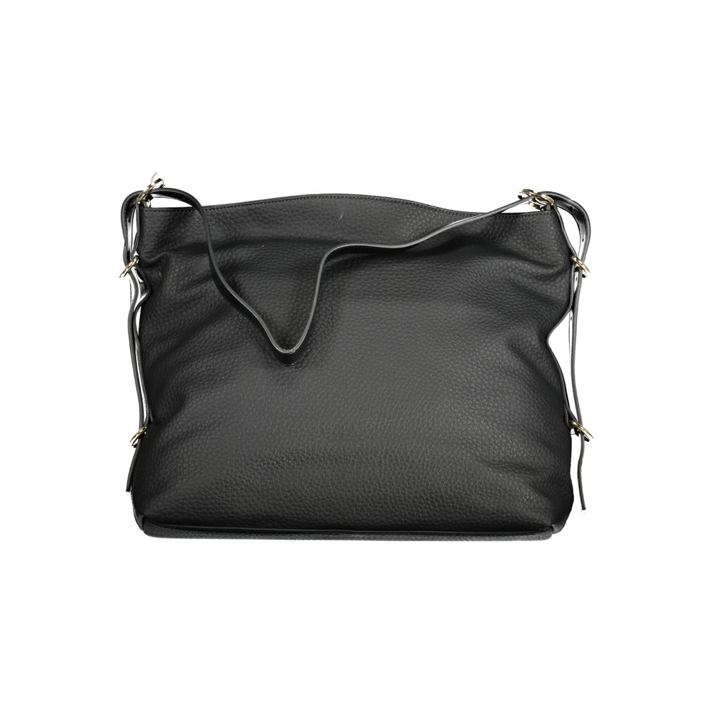 Mario Valentino Schwarze Polyethylen-Handtasche