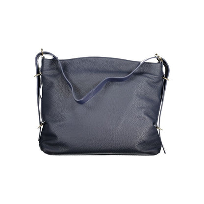 Mario Valentino Blaue Polyethylen-Handtasche