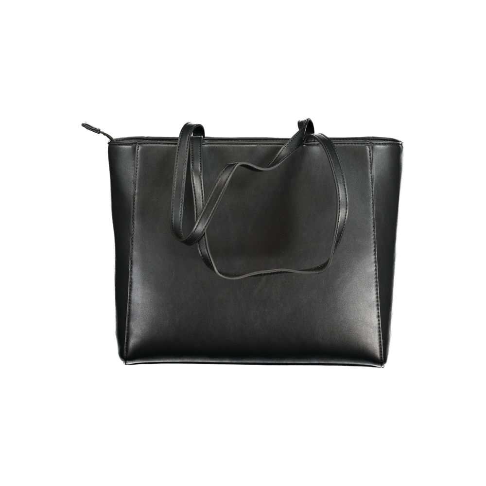 Mario Valentino Schwarze Polyethylen-Handtasche