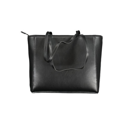 Mario Valentino Schwarze Polyethylen-Handtasche