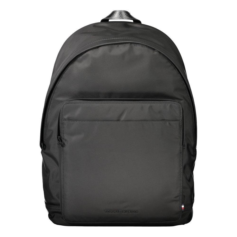 Tommy Hilfiger – Schwarzer Polyester-Rucksack