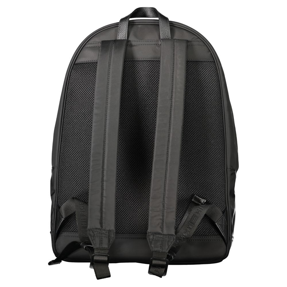 Tommy Hilfiger – Schwarzer Polyester-Rucksack