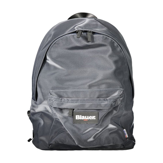 Blauer blauer Polyester-Rucksack