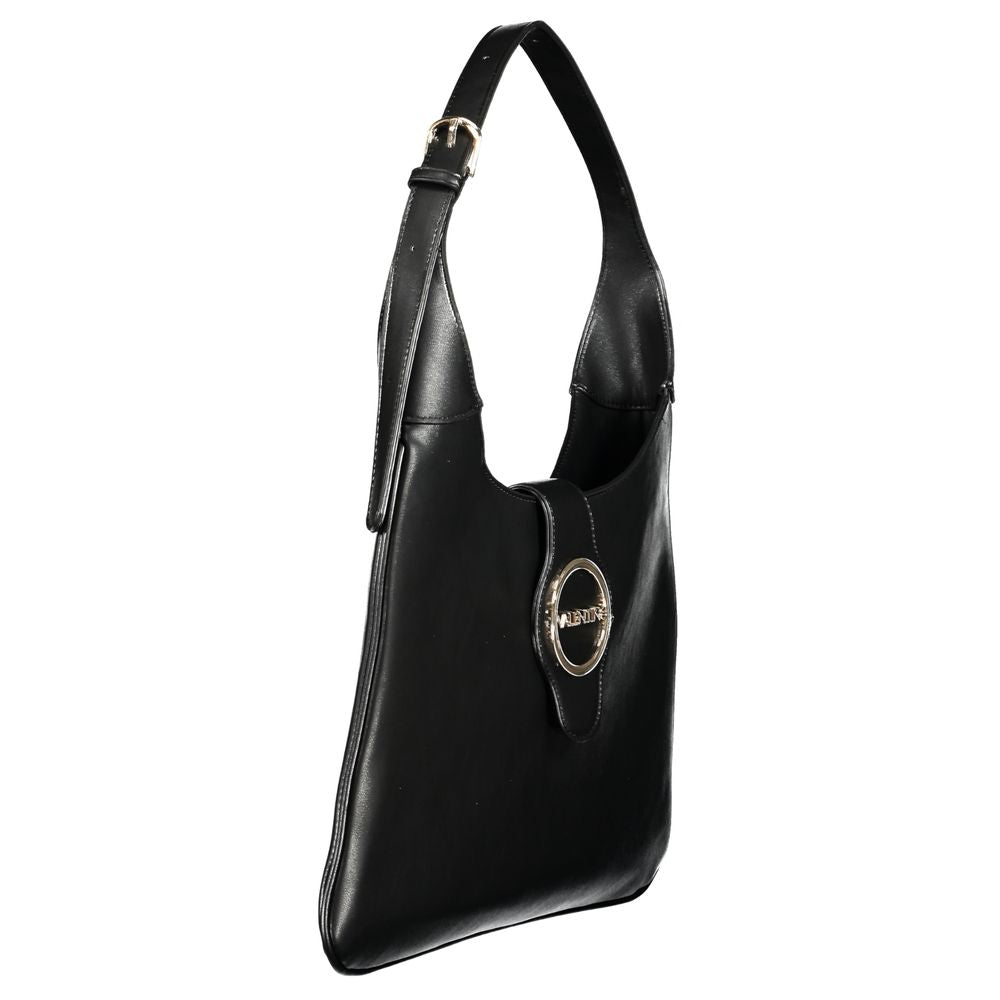 Mario Valentino Schwarze Polyethylen-Handtasche