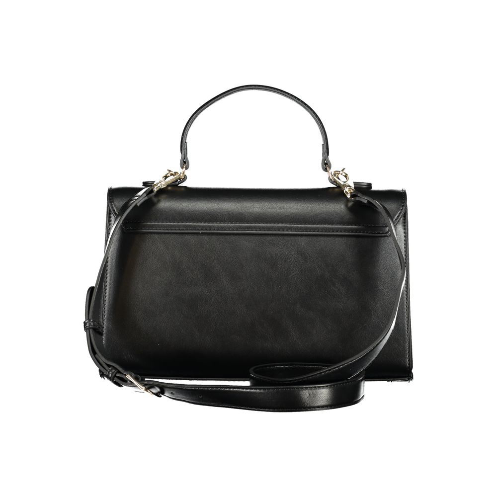 Mario Valentino Schwarze Polyethylen-Handtasche