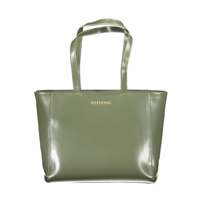 Mario Valentino Grüne Polyethylen-Handtasche