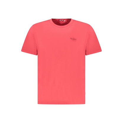 Pepe Jeans – Rotes Baumwoll-T-Shirt