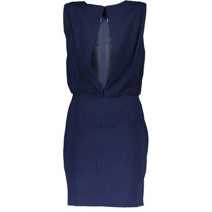 Gant – Blaues Viskosekleid
