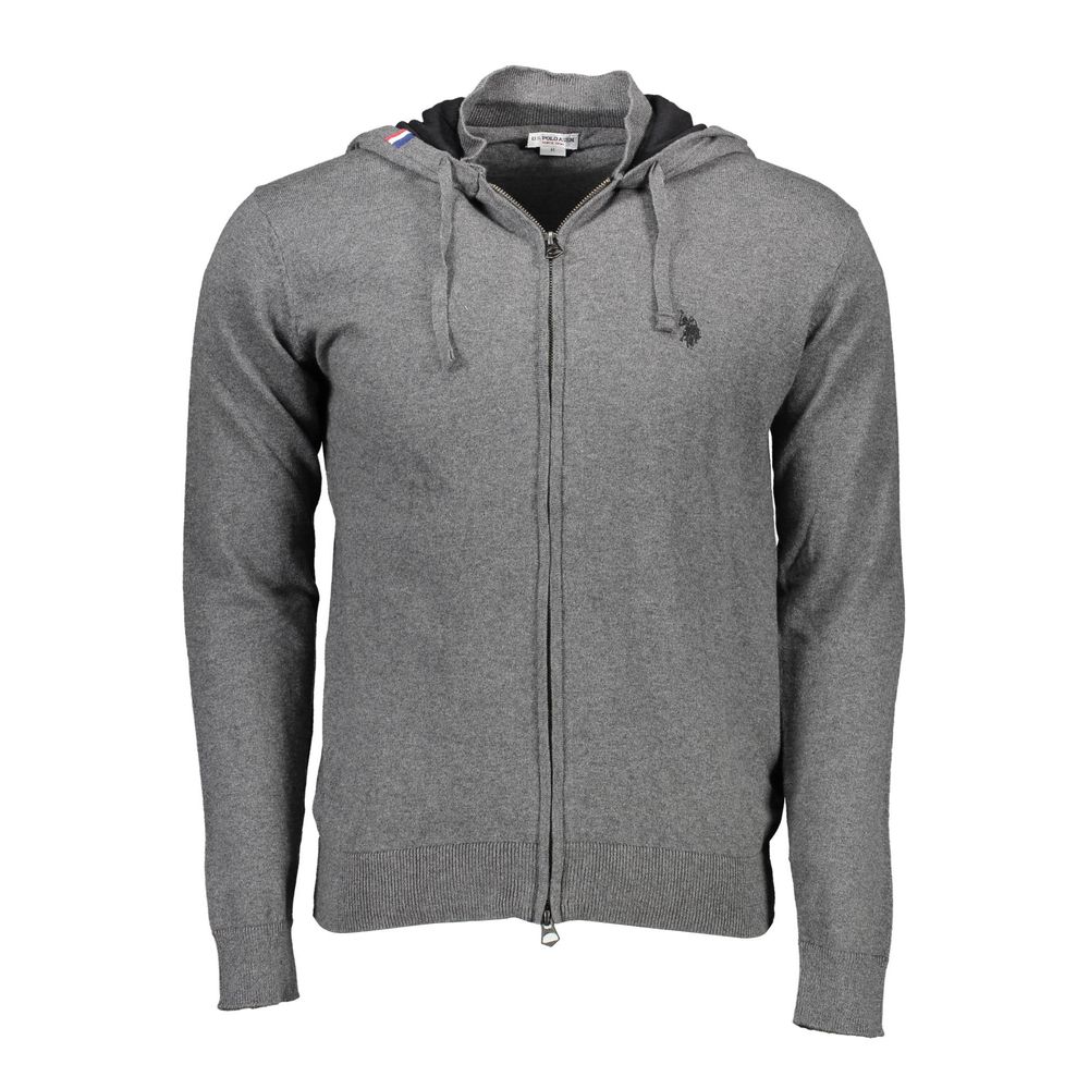 US POLO ASSN. Grauer Baumwollpullover