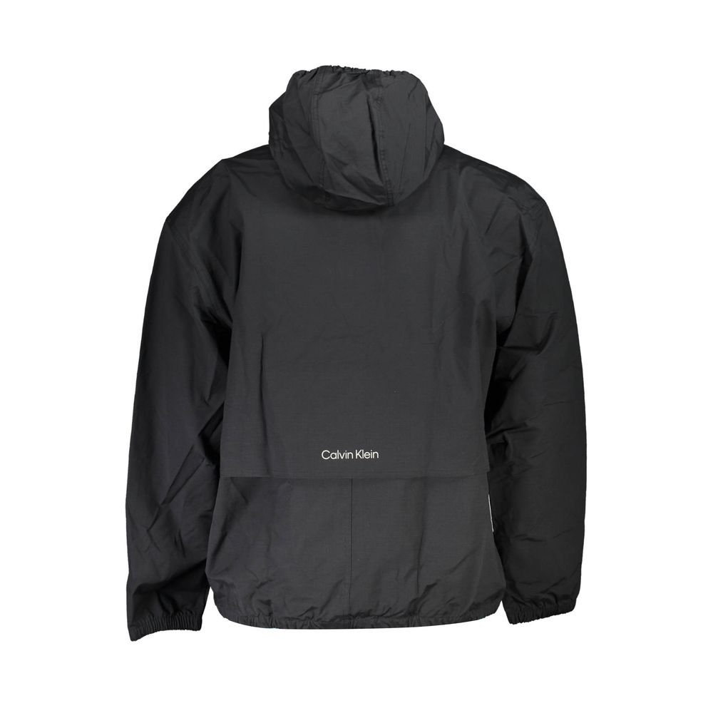 Calvin Klein Herrenjacke aus schwarzer Baumwolle