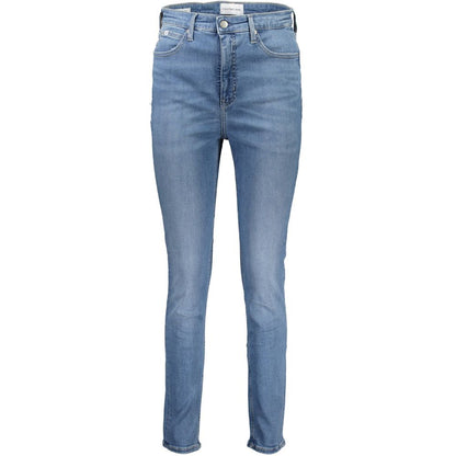 Calvin Klein Blaue Baumwolljeans für Damen