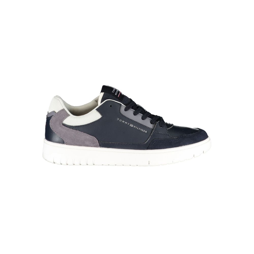 Tommy Hilfiger – Blauer Polyester-Sneaker