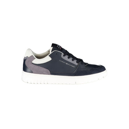Tommy Hilfiger – Blauer Polyester-Sneaker