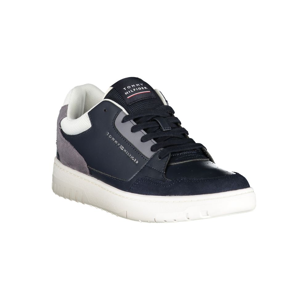 Tommy Hilfiger – Blauer Polyester-Sneaker