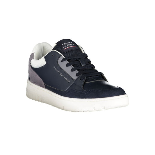 Tommy Hilfiger – Blauer Polyester-Sneaker