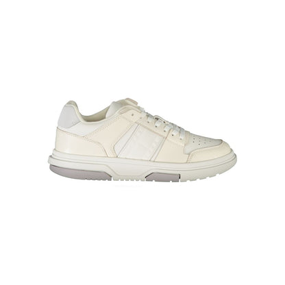 Tommy Hilfiger – Weiße Polyester-Sneaker