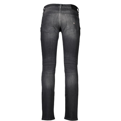 Tommy Hilfiger Schwarze Baumwolljeans für Herren
